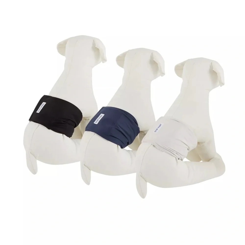 Male dog wrap washable